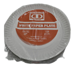 Celebrity White Paper Plate 50pcsx1