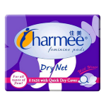 Charmee Napkin All Types of Flow Dry Net No Wings 8sx36