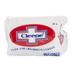 Cleene Pure and Absorbent Cotton 25gx100