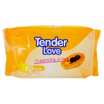 Tender Love Cleansing Wipes Papaya 80wipesx36