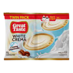 Great Taste White Crema Twin Pack 50g 10pcs x12