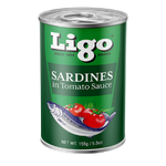 Ligo Sardines Green 155g x100 (Case)