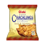 Oishi Cracklings Salt & Vinegar 24g x100