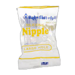 Babyflo Silicone Nipple Large x50