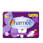 Charmee All Night Plus Feminine Pads 4pcs x24