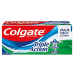 Colgate Triple Action Twinpack 120g x36