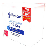 Johnson's Baby Soap 100g 3pcs