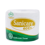 Sanicare Bathroom Single Tissue 600's