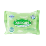 Sanicare Clean Wipes Aloe Vera 15 Sheets x60
