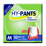 Hy-Pants Adult Underwear 10pcs Medium