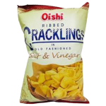Oishi Cracklings Salt and Vinegar 90g