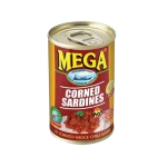 Mega Corned Sardines Green 155g