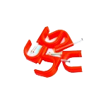 PVC ORANGE CLAMP 1/2' (X100)