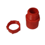PVC Orange Male Adapter 1/2" with Lock Nut