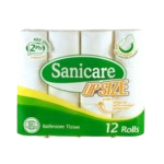 Sanicare Bathroom Tissue 2ply x400 sheets - 12 rolls