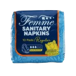 Femme Sanitary Napkins Regular 10's